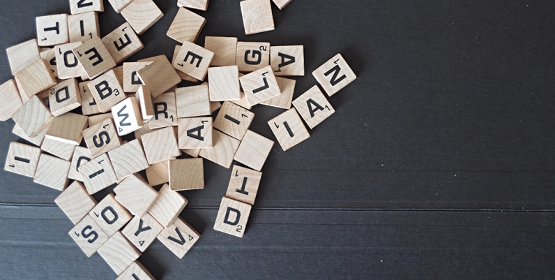 Photo of scrabble tiles