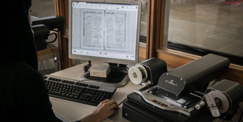 Digital Microfilm Reader